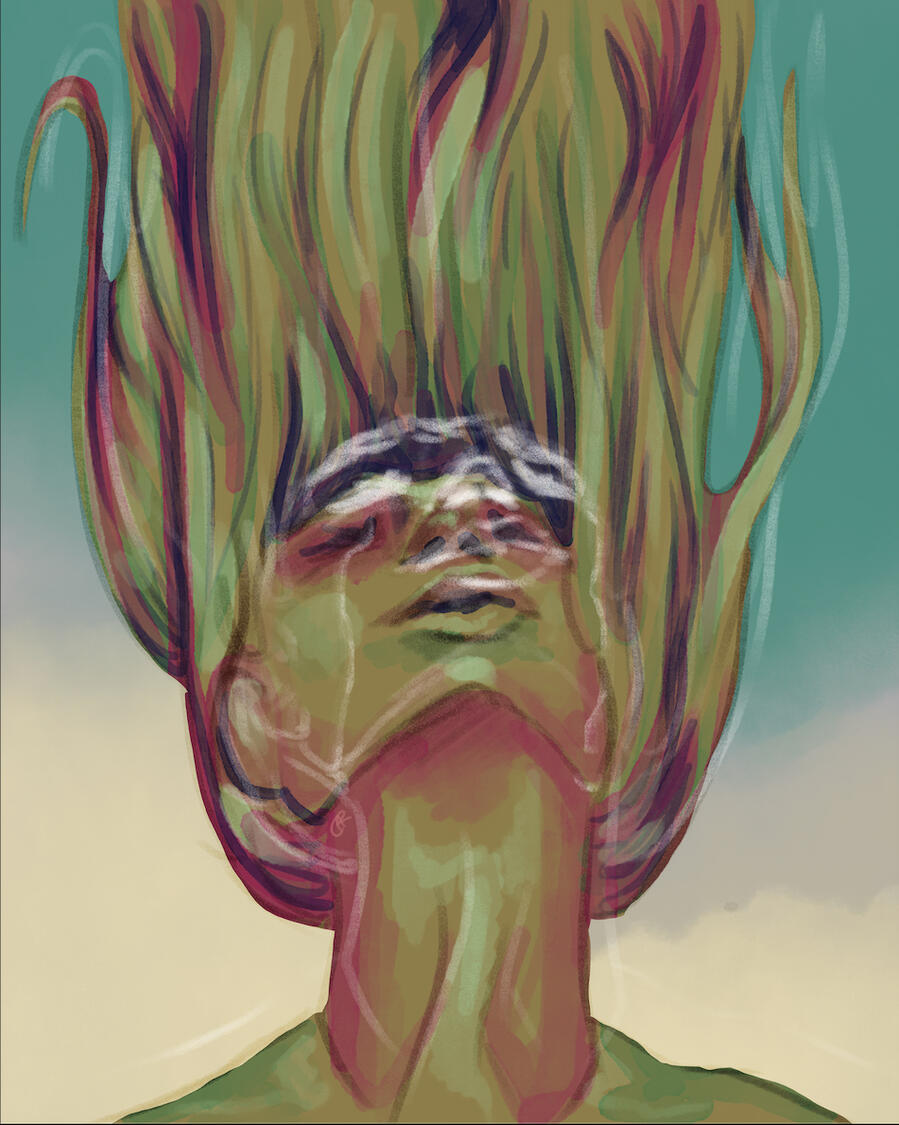 I'm Fine, 11" x 8", Digital, 2019