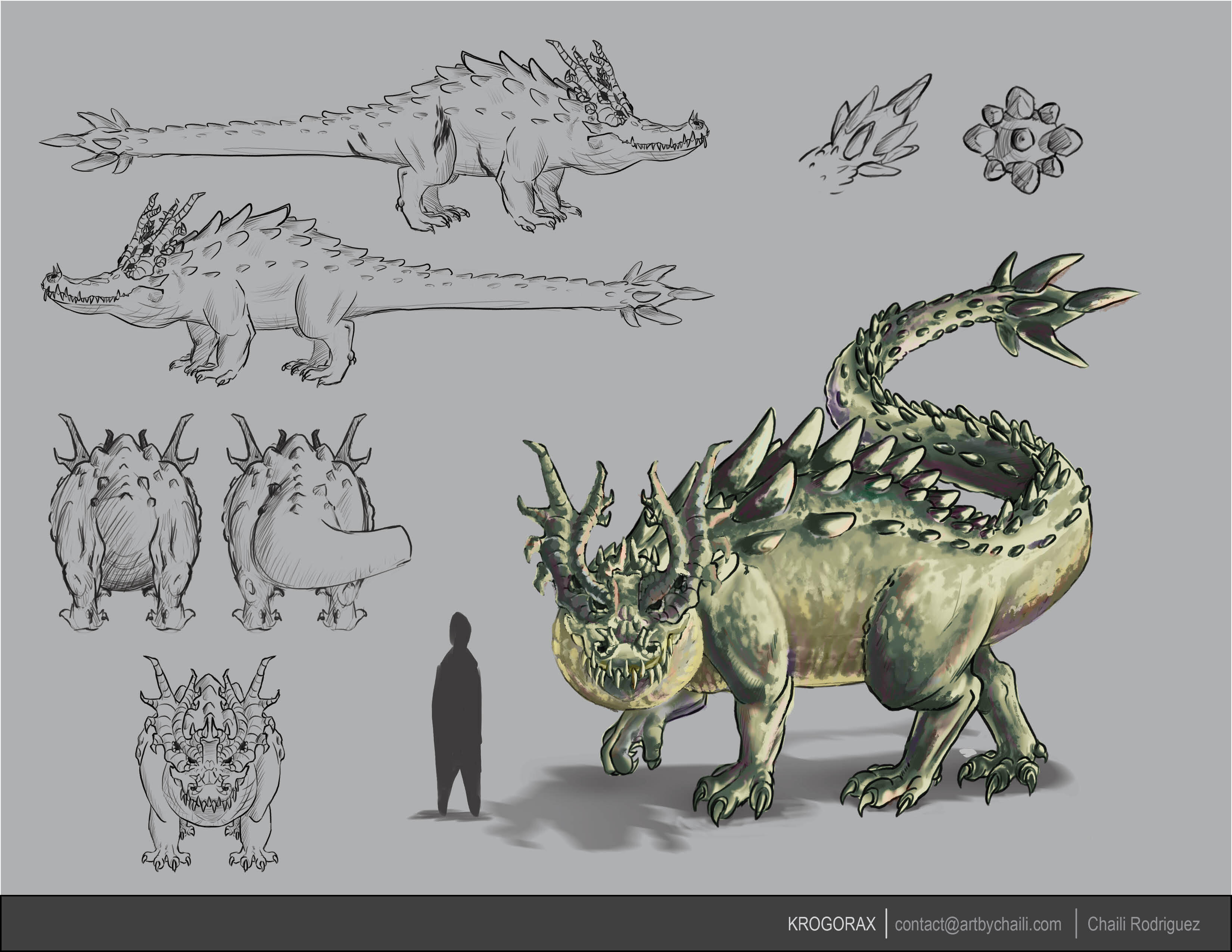 Krogorax, contact@artbychaili.com, Chaili Rodriguez